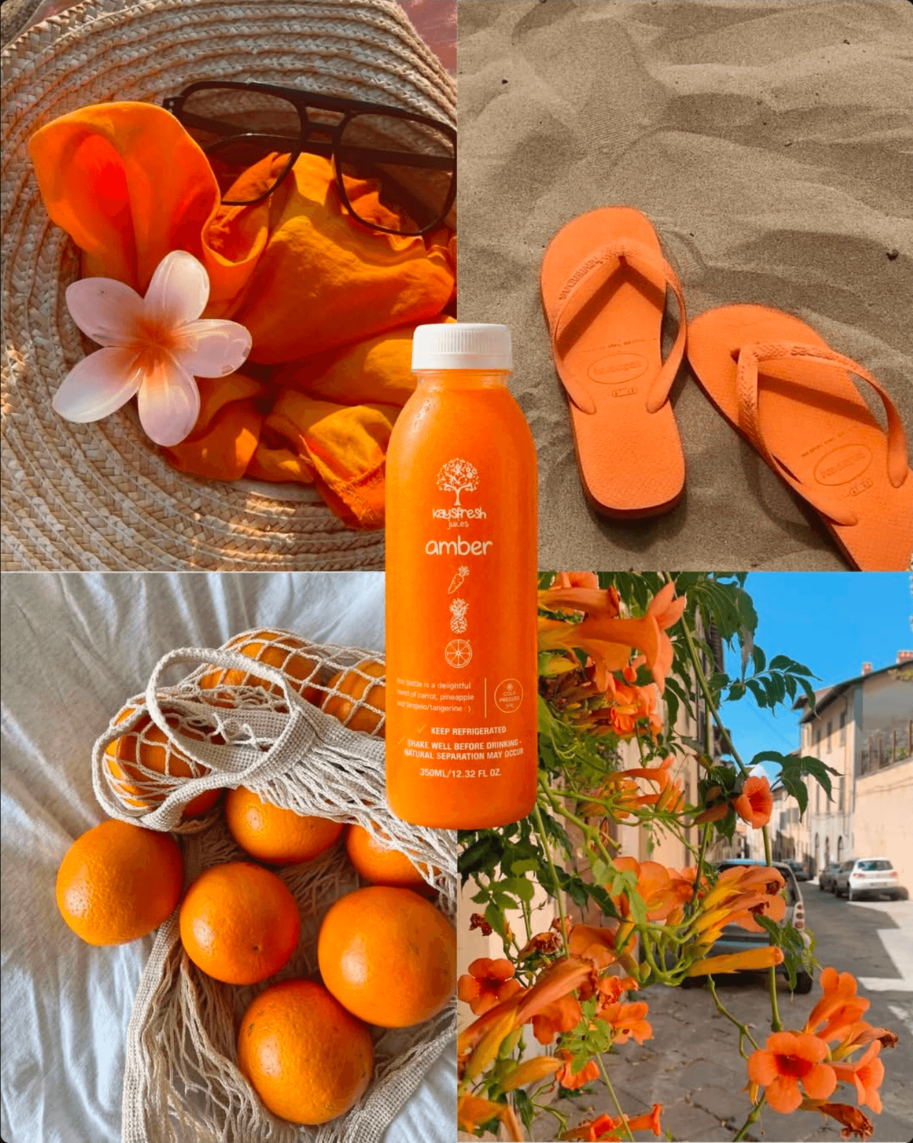 The Amber mood — its bottle among the things it tastes like