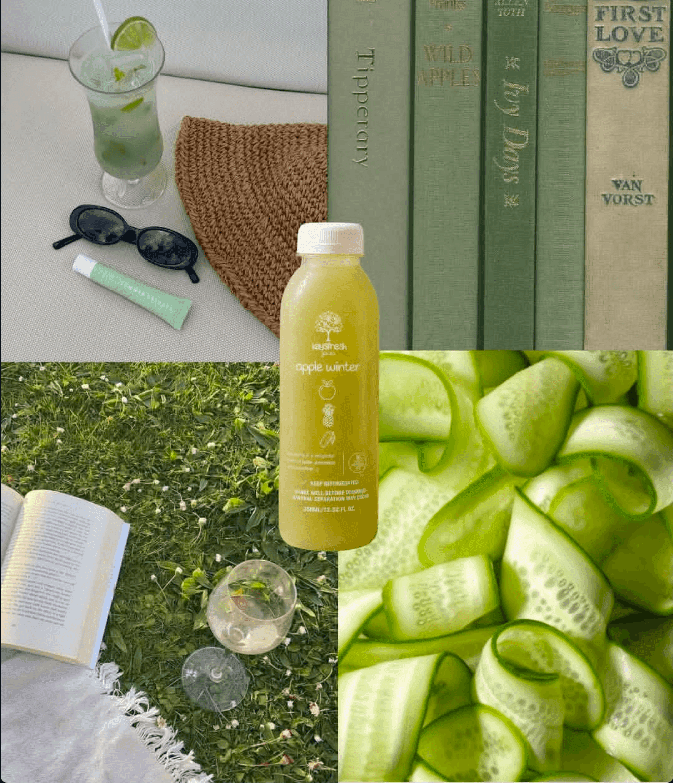 The Apple Winter mood — its bottle among the things it tastes like